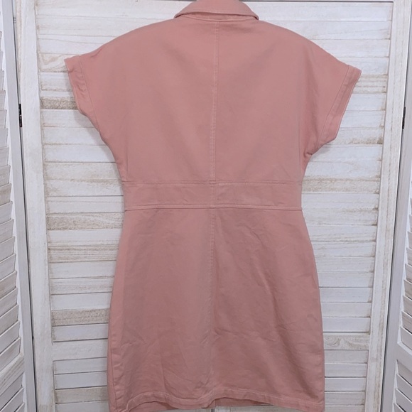 Storia Military Twill Mini Dress Size Medium - Picture 4 of 6